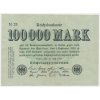 Německo, 100 000 Marek, 1923, oběhový stav