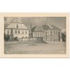 64 - Tábor, partie z náměstí, Hotel, kašna..., cca 1930