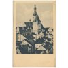 64 - Tábor, pohled město, kostel, střechy domů..., cca 1922