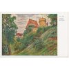 64 - Tábor, Kotnov, pohled na hrad, J. Fiala, cca 1936