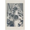K.U.K. Kriegsmarine, S.M.S. Radetzky, pohled ze stěžně na palubu, komíny..., cca 1915