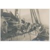Torpédoborec S.M.S. Csepel, námořníci na palubě, cca 1914