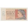 ČSR, 20 Kčs, 1949, série A 24, neperforovaná, krásný stav 0