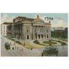 04 - Brno, oživená partie před divadlem, tramvaje..., cca 1910