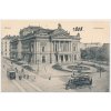 04 - Brno, Stadttheater, Divadlo, lidé, tramvaje..., cca 1912