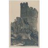 33 - Litoměřicko, zřícenina hradu Hazmburk, cca 1930