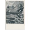 49 - Praha, pohled na ruský tank a vojáky, květen 1945