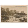 25 - Karlovy Vary, Oživená Mlýnská kolonáda, cca 1925