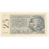 ČSSR, 25 Kčs, 1961, série Q 15, perforovaná, stav UNC
