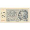 ČSSR, 25 Kčs, 1961, série Q 10, perforovaná, stav UNC