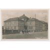 02 - Berounsko, Králův Dvůr, Oživená partie před Poštou, cca 1935