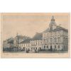 01 - Benešov, Oživené velké náměstí, cca 1900