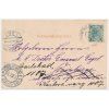 48 - Prachaticko, Šumava, Boubínský prales, partie, prošlá poštou 1903