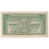 ČSR, 10 Kčs, 1950, série Vb, neperforovaná, oběhový stav