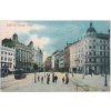 04 - Brno, oživené partie na Velkém náměstí, cca 1914