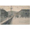 49 - Praha, oživená partie na mostě cís. Františka a Chotkova tř., cca 1911