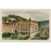 08 - Chebsko, Mariánské Lázně, pohled na Hotel Hvězda, cca 1950