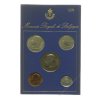 Belgie, 2ks sad oběžných mincí v platovém obalu, po 10 Fr.,1974
