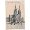 49 - Praha, Chrám sv. Ludmily, prošlá poštou 1912