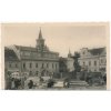 17 - Havlíčkův Brod, oživené náměstí s obchody, cukrárnou...,cca 1935