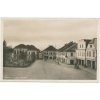 45 - Pelhřimovsko, Kamenice nad Lipou, partie z náměstí, Nakl. A. Němeček, cca 1934