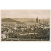 28 - Klatovy, celkový pohled, v pozadí "Húrka", foto J. Švec, cca 1930