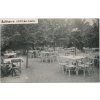 31 - Kutná Hora, Šaškova restaurace - oživená letní zahrádka, cca 1935