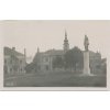 30 - Kroměřížsko, Hulín, náměstí, socha T. G. Masaryka, cca 1929