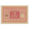 Německo, 1+2 Marky, Darlehnskassenschein, 1920, stavy UNC