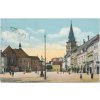 09 - Chomutov, oživené náměstí, cca 1912