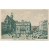 42 - Opava, oživené Horní náměstí s malým divadlem, cca 1927