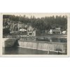70 - Orlickoústecko, Kyšperk - Letohrad, oživená partie z říčních lázní, 1934