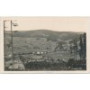57 - Rychnovsko, Deštné,celkový pohled na obec v Orlických horách,1934