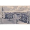 22 - Jičínsko, Nová Paka, oživené náměstí, Nakl. J. Pech, cca 1908