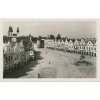 23 - Jihlavsko, Telč, oživené náměstí, grafo Čuda, cca 1946