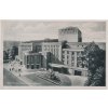 65 - Teplice, oživená partie před divadlem, Stadttheater, cca 1940