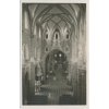 67 - Třebíč, interiér Basiliky sv. Prokopa, cca 1935