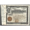 Iowa, Iowa Falls & Northerm Railroad Company, akcie $100 - železnice, 1908