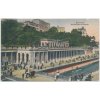 25 - Karlovy Vary, oživená lázeňská kolonáda, cca 1923