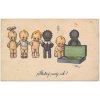 Šťastný Nový rok!, děti..., cca 1915