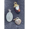 Rakousko, 3 ks památečních přívěsků na krk Ag/Ae, 19.-té století, pestré