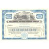 Gulf, Mobile & Ohio Railroad Company, akcie $100 - železnice, cca 1940