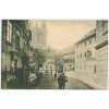 49 - Praha, Týnský dvůr, oživená partie, Nakl. K. Bellmann, cca 1910