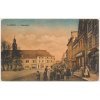 34 - Louny, oživená partie z náměstí, cca 1919