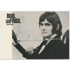 Frídl Bob (1947-2013), zpěvák, sběratelská karta s vlast. podpisem