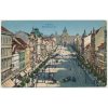 49 - Praha, Wenzelsplatz, oživené Václavské náměstí, tramvaje, ca 1911