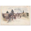49 - Praha, Altstadt von der Karlsbrücke, cca 1900