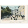 66 - Trutnovsko, Janské Lázně, Kurplatz, lidé na promenádě, cca 1902