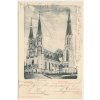 41 - Olomouc, Domkirche, Katedrála sv. Václava, prošlé poštou 1901