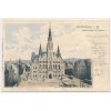 32 - Liberec, Reichenberg, Altstädterplatz mit Rathaus, cca 1899